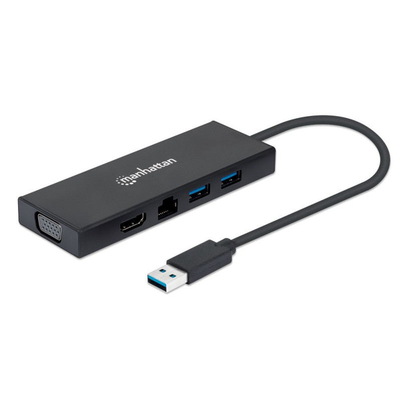 Adattatore SuperSpeed USB Multiporta Doppio Monitor IADAP USB31-PD846
