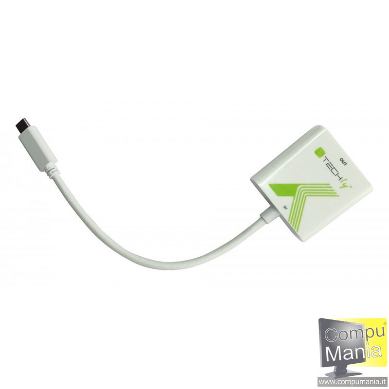 Convertitore USB-C a HDMI 4K Bianco IADAP USB31-HDMI60