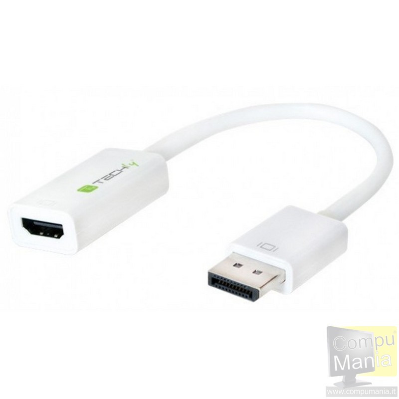 IADAP DP-HDMIF2 Adattatore DisplayPort 1.2 M/HDMI F 15cm