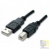 USB 2.0 tipo A-B 3mt. Scherm. U-AB-30-U2