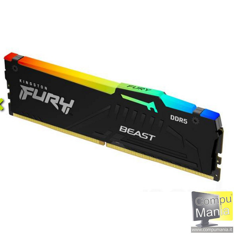DDR5 16Gb. 6000 Mhz. Fury RGB KF560C30BBEA-16