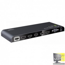 Adattatore USB-C M a USB A, USB C e HDMI IADAP USB31-HDMIP