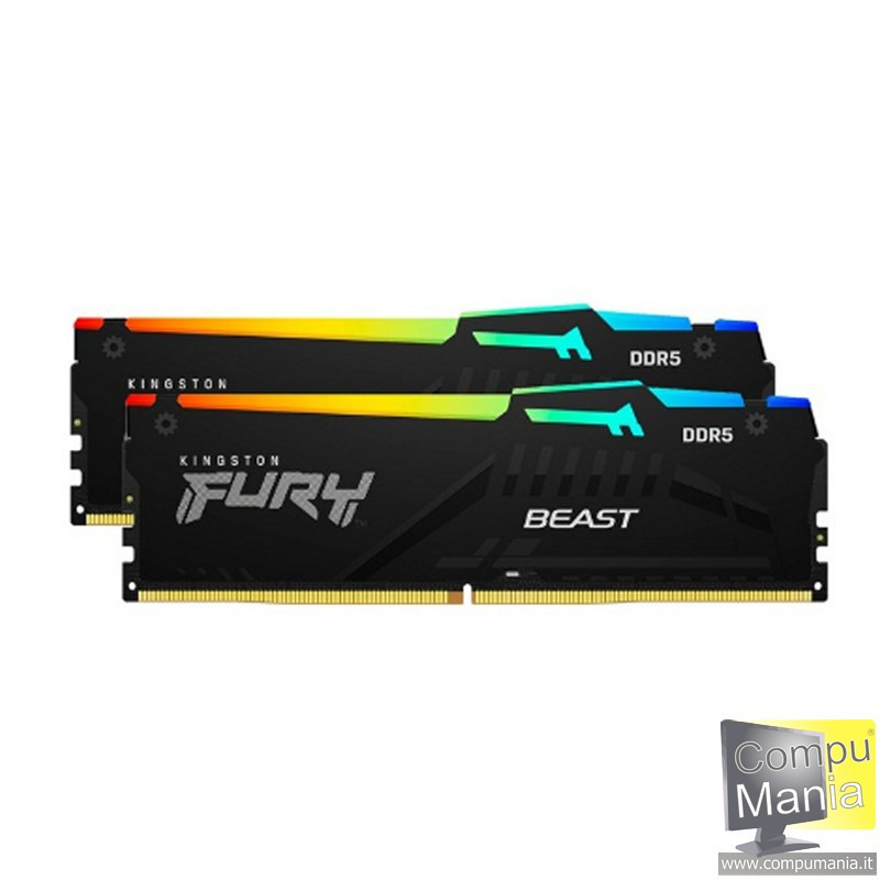 DDR5 16Gb. 6000 MHz. Kit 2x8 KF560C30BBEAK2-16