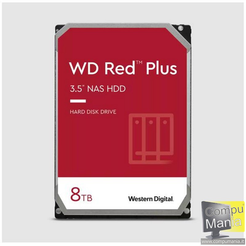 8Tb 3,5" sATAIII 256Mb Red Plus WD80EFPX
