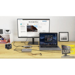 IUSB3-HUB4-BK Hub 4 porte...
