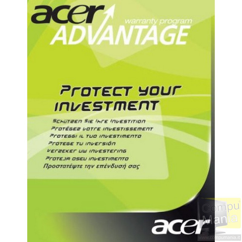 SV.WPCAF.A05 Est. Gar. Desktop 3anni On-Site  serie X661