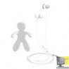 Car Airfreshner+Headset  bianco CESAREAUGUSTOWH