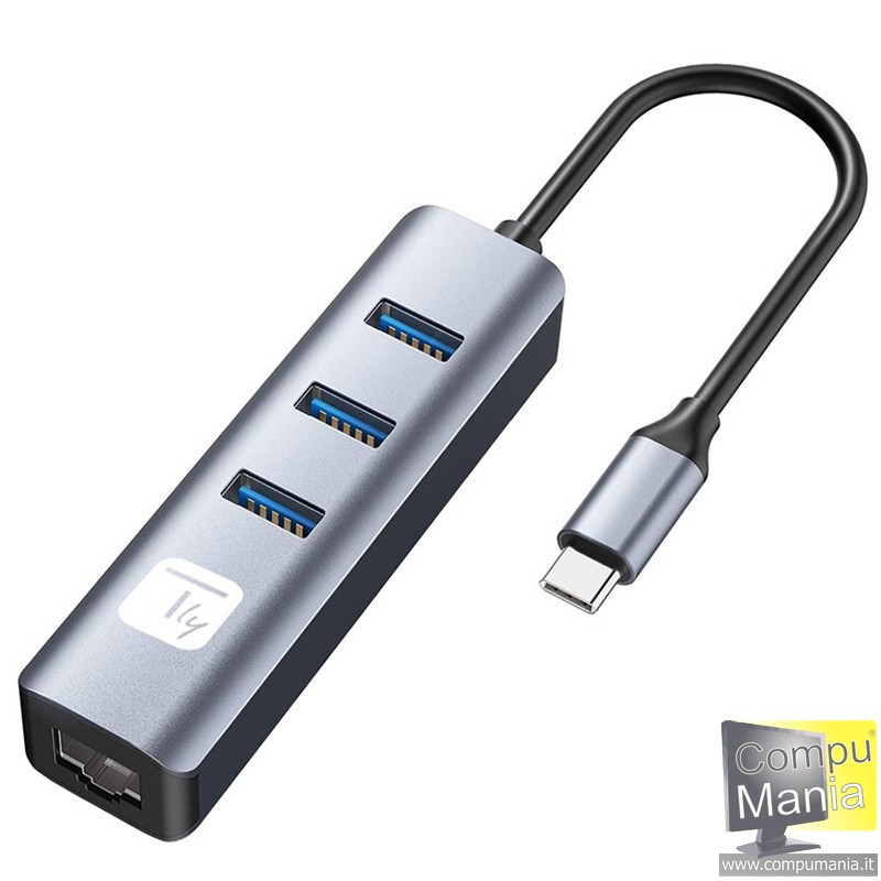 IDATA USB-ETGIGA3CA USB 3.0 Type C Eth. Gigabit adapter