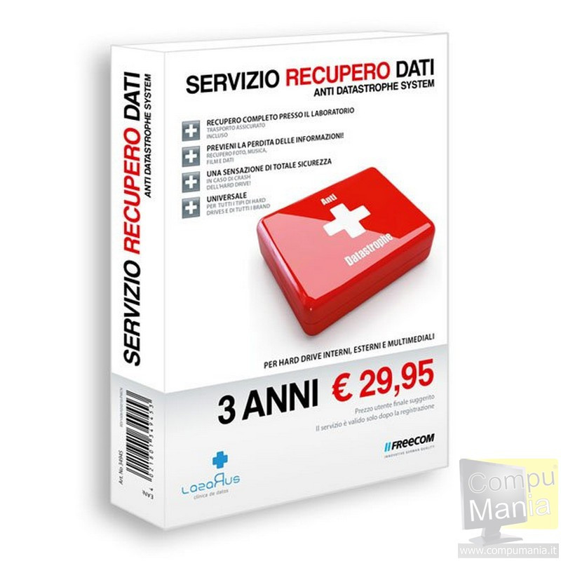 Anti Datastrophe System servizio recupero dati da HDD/Rem.