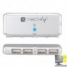 Hub USB Tascabile 4 porte Silver IUSB2-HUB599TY