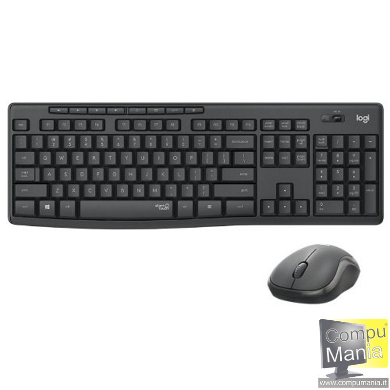 MK295 Silent combo grafite tastiera+mouse 920-009797