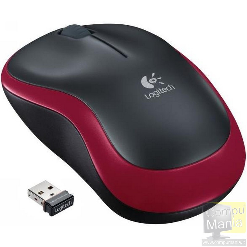 M185 RM Wireless Mouse Red 910-002237
