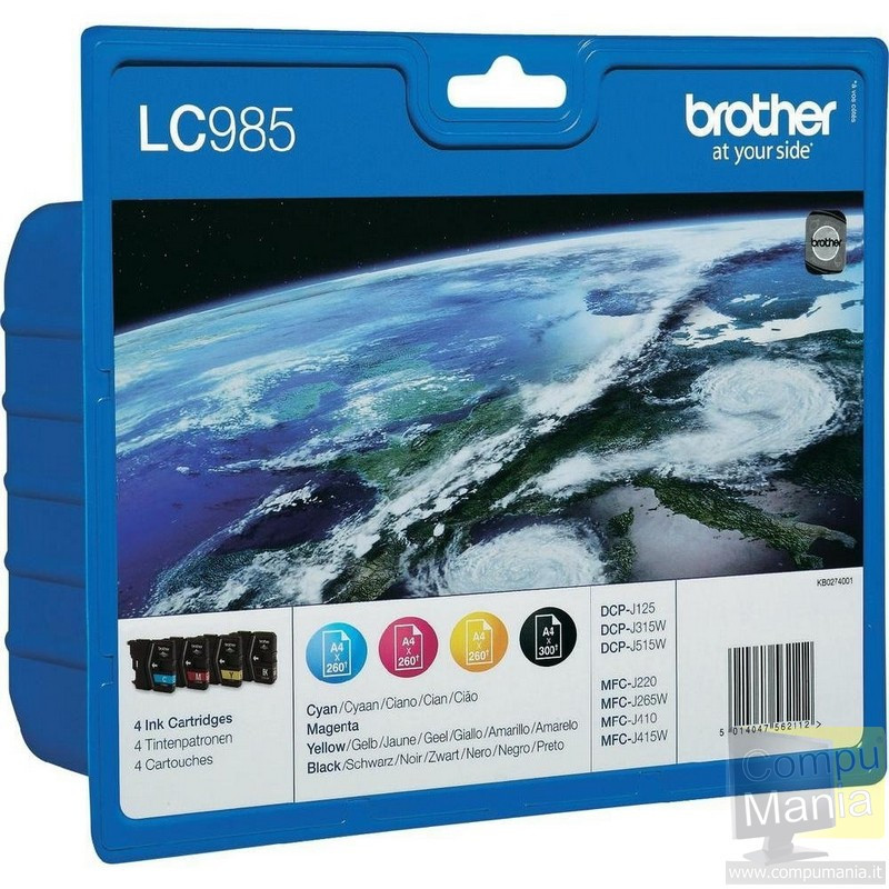 LC1000 Value Pack black-ciano-magenta-giallo