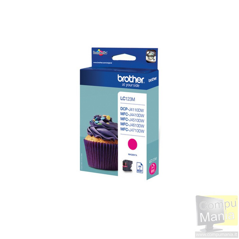 LC123M cartuccia magenta da 600 pagine