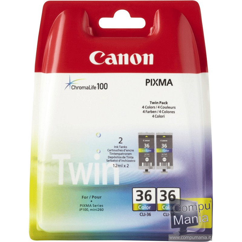 CLI-36 Twinpack colore