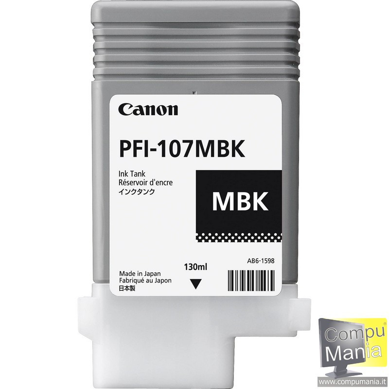 PFI-107MBK Nero Matte per IP F680/685