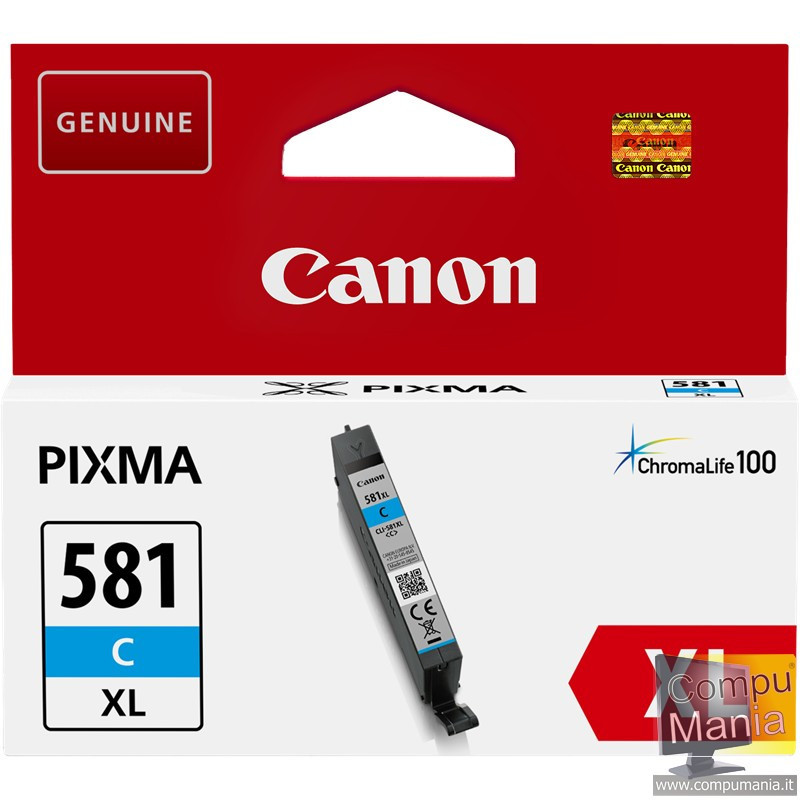 CLI-581XL C cartuccia ciano 8.3ml per Pixma TS/TS