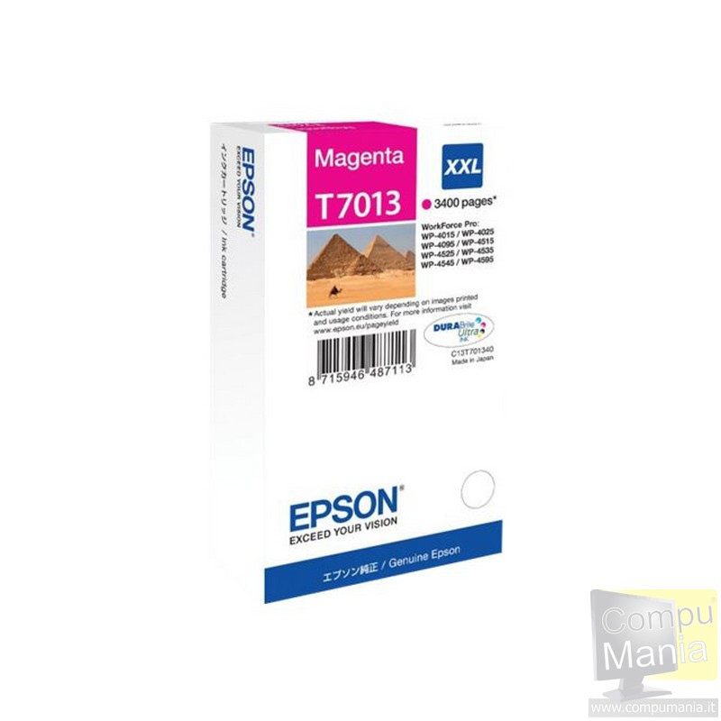 T70134010 magenta XXL per WP4000