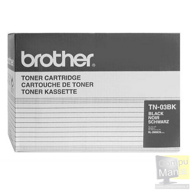 TN 03BK toner nero disponibile per HL-2600CN
