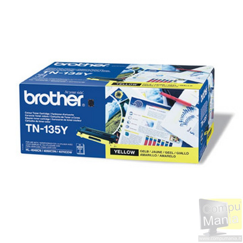 TN 135Y toner giallo da 4000 pagine