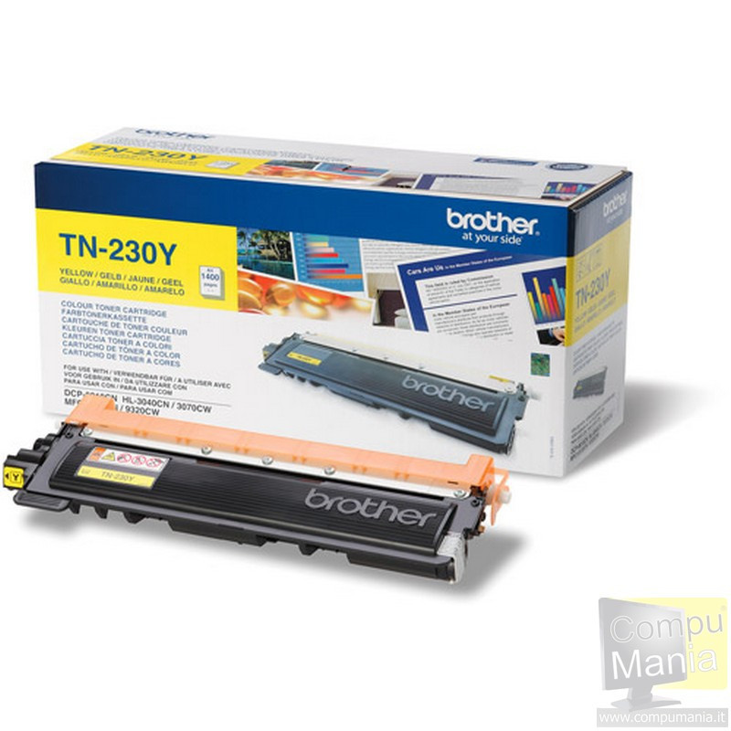 TN 230Y toner giallo da 1400 pagine