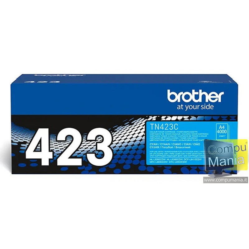 TN 423C ciano da 4000pag per HL-L82xx, 84xx, 86xx