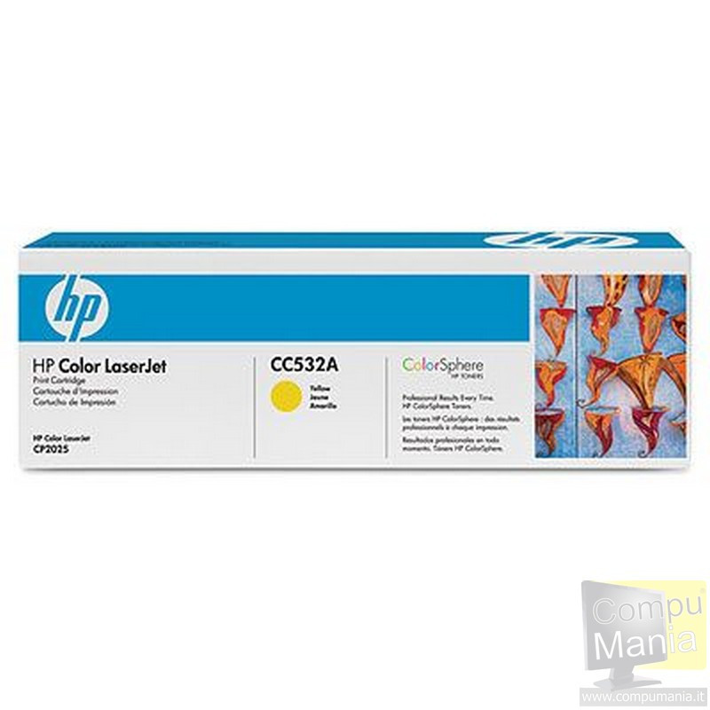 CC532A toner giallo